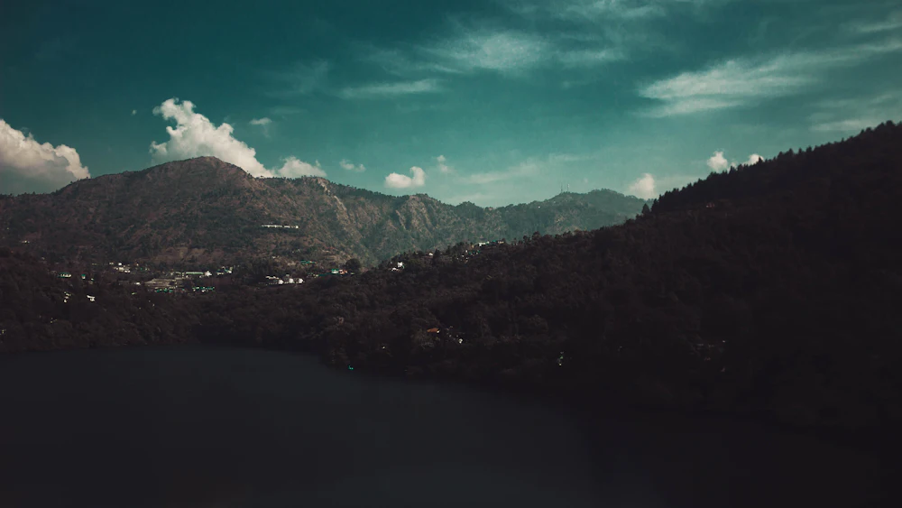 Green and brown hills of the Kumaon region